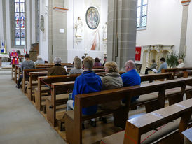 Bonifatiusandacht mit Weihbischof Prof. Dr. Karlheinz Diez in St. Crescentius (Foto: Karl-Franz Thiede)